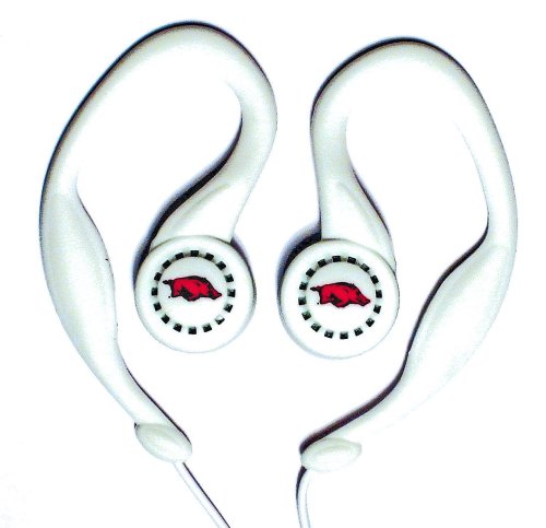 Koss 00316B University of Arkansas SportClip Earphones with Wind Up Storage Case for MP3, CD, DVD Players (White) 41zJvZO0O%2BL Koss 00316B University of Arkansas SportClip Earphones with Wind Up Storage Case for MP3, CD, DVD Players (White)