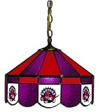 Imperial Toronto Raptors Licensed 16-Inch Diameter Stained Glass Pub Light