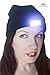 Impressive Extremely Bright Unisex 5 LED Knitted Flashlight Beanie Cap for Jogging, Hunting, Camping, Walking, Hiking, Construction One Size Fits Most