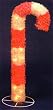 46" Icy Glitter Candy Cane Lighted Christmas Yard Art
