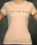 Love and Peace - Designer Organic T-shirt with Matching Ditty Bag by Change Begins With?