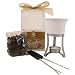 Chocolate Fondue for two Set: 100 gr +refills, Fondue Set Alone, Fondue Set Alone