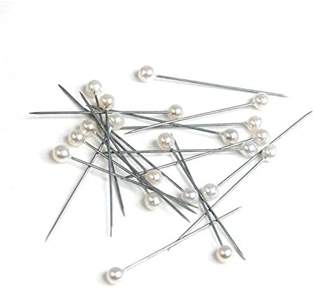 CYNDIE Hot Sale New DS 100pcs Pearl Pins White Ivory for Wedding Flowers Buttonholes Corsages WD