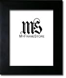 12x16 / 12 x 16 Frame for Picture Photo or Poster, Black, style #634