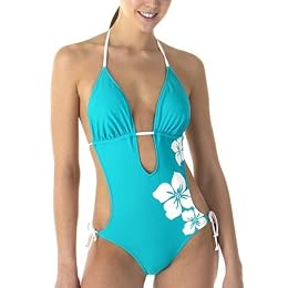 Xhilaration® Sparkle Hibiscus Monokini - Ocean : Target from target.com