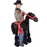 Ride 'Em Black Horse Kids Costume