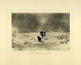 1929 Photogravure Ice Shovel Polar Expedition Landscape Amundsen Ellsworth Crew - Original Photogravure