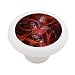 Naked Against the Flame by Paul Brake Decorative High Gloss White Ceramic Drawer Knob