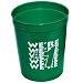 Search : We're #1 Stock Stadium Cup 12-pk. - Green (16 oz.)