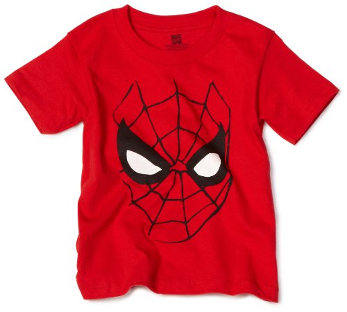  Marvel Boys 2-7 Spiderman Face T-Shirt