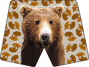 Brown Bear Magic Boxer Shorts for Men