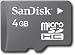 Electronics : SanDisk 4 GB Micro SDHC Flash Memory Card with SD adapter