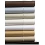 Pinzon 500-Thread-Count Egyptian Cotton Sateen Queen Sheet Set, Cream