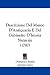 Descrizione Del Museo D'Antiquaria E Del Gabinetto D'Istoria Naturale (1787) (Italian...