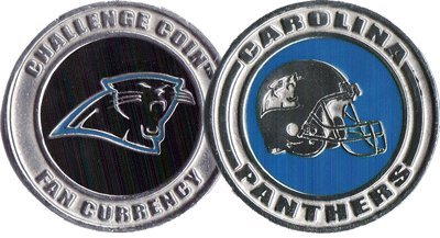 NFL Carolina Panthers Challenge Coin Poker Card Cover