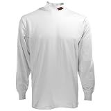 adidas Arkansas Razorbacks White Mock Neck Long Sleeve Shirt