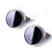 Denisonboston Level Cufflinks Mother-of-Pearl/Black Onyx