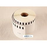 2 Rolls DK2205 DK-2205 2-3/7" x 100' Continuous Paper Labels (Reusable Cartridge Sold Separately)