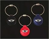 MINI Cooper Leather Key Fob Black