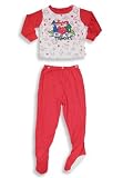 Private Label - Toddler Boys 2-Piece Long Sleeved Grow Pajamas, Red