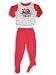 Private Label - Toddler Boys 2-Piece Long Sleeved Grow Pajamas, Red