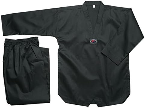 Taekwondo Superior Uniform (7, BLACK)
