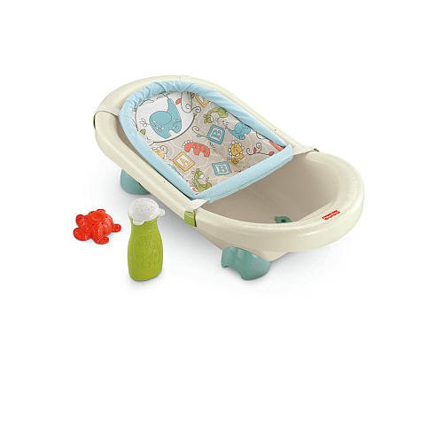 Best Price Fisher-Price Animal Krackers Rinsin Fun Baby Bath Tub