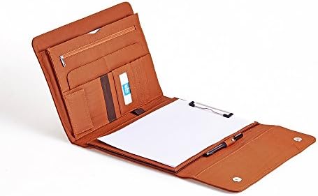 Professional Leather Organizer Conference folio for 11-inch Laptop, Letter (A4) Paper