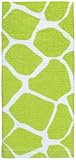 IMAGE OF Kaf Home Giraffe Terry Kitchen Towel, Green