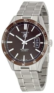 TAG Heuer Men's WV211NBA0787 Carrera Aluminum Bezel Watch