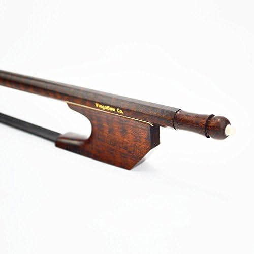 VingoBow New Full Size Snake Wood Baroque Double Bass Black Hair Art No.640BB
