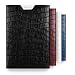 OCTOVO Seamless Leather Slip Cover (Fits 6" Display, 2nd Generation Kindle) - Black Embossed