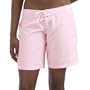 District Threads Junior Ladies Contrast Waist Boardshorts, Pink/Bali Blue, X-Large