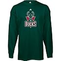 adidas Milwaukee Bucks Primary Logo Long Sleeve T-Shirt