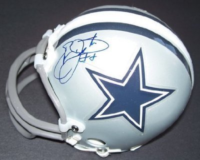 Emmitt Smith Autographed Dallas Cowboys Mini Helmet