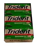 Trident Sugarless Gum Spearmint Flavor