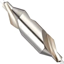 Magafor 115 Series High Speed Steel Combined Drill and Countersink, Uncoated (Bright) Finish, Plain Style, 60 Degrees