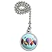 GRAPHICS & MORE Hot Air Balloons Lined Up Ceiling Fan and Light Pull Chain