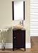 19" Bathroom Stone Vessel Sink Vanity Cabinet Faucet M5