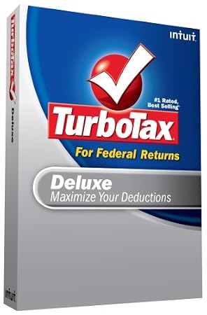 TurboTax Deluxe Federal + eFile 2008 [OLD VERSION]