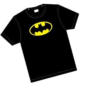 Thumbs Up Unisex Adults Batman Logo Light Up T Shirt Black Officially Licensed