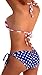 Roswear Women's Sexy American Flag Padded Bikini Set Swimsuit
