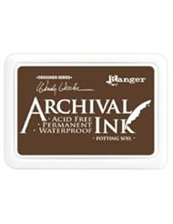 Art and Craft Supply: Ranger Wendy Vecchi Designer Series Archival Ink Pad, Potting Soil - Ranger