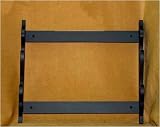  : Hanging wooden wall rack for two swords