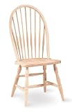 International Concepts 1C-969 Tall Windsor Side Chair, Unfinished
