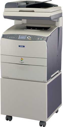 Epson AcuLaser CX11NFC Farblaser Multifunktionsgerät (4 in 1, Drucken, Kopieren, Scannen, Faxen)