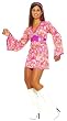 Flower Power Dress Mod Costume - Womens M-L (8-14)