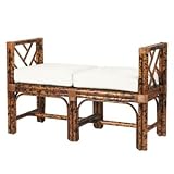 Ballard Designs - Macau Bench - Natural Tortoise