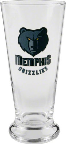 Memphis Grizzlies 3D Logo Pilsner Glass Glass