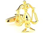 Gold Scales of Justice Cufflinks Cuff Links